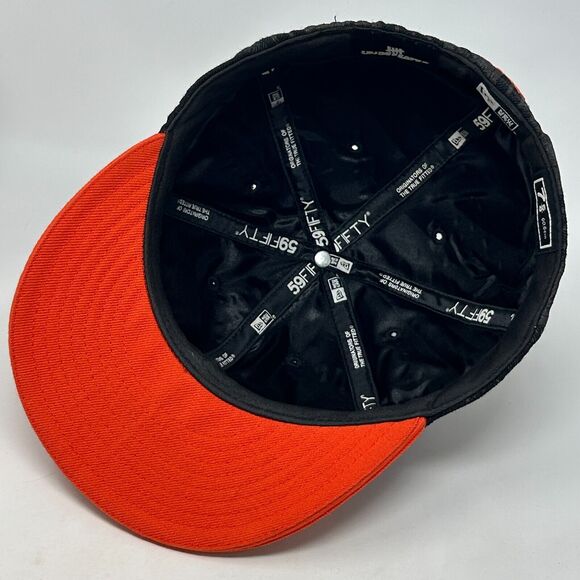 Undefeated x New Era Hat Baseball Cap Gray Plaid 5s UNDFTD 59Fifty Fitted 7 5/8 - Picture 4 of 11